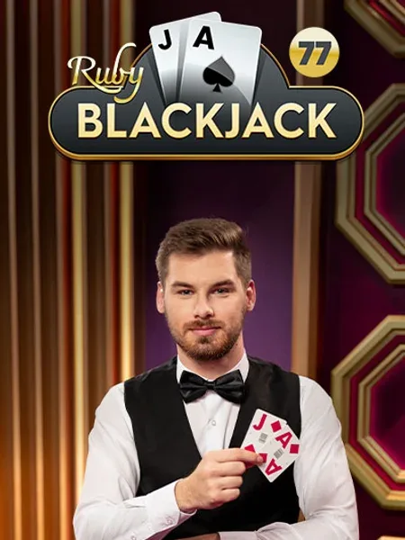 Blackjack 77 - Ruby Live-Casino-Spiel von Pragmatic Play Live bei PowerUp Casino