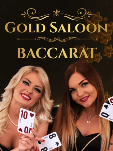 Gold Saloon Baccarat Live-Casino-Spiel von Lucky Streak bei PowerUp Casino