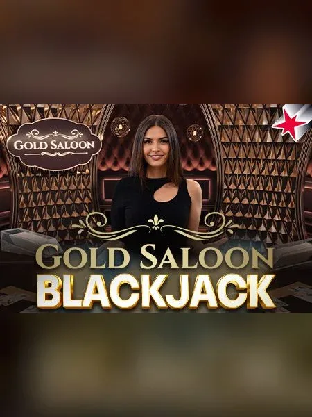 Gold Saloon Blackjack Live-Casino-Spiel von Iconic 21 bei PowerUp Casino